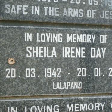 DAY Sheila Irene 1942-2010