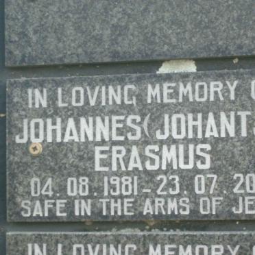 ERASMUS Johannes 1981-2007