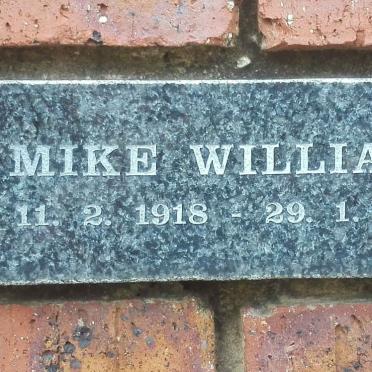 WILLIAMS Mike 1918-1999