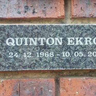 EKRON Quinton 1968-2004