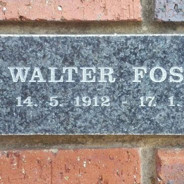 FOSTER Walter 1912-1999