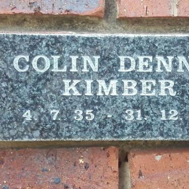 KIMBER Colin Dennis 1935-1999