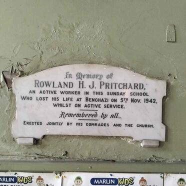PRITCHARD Rowland H.J. -1942