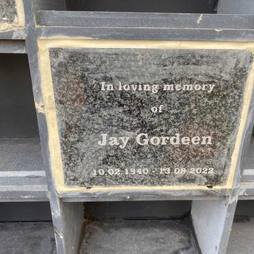 GORDEEN Jay 1940-2022