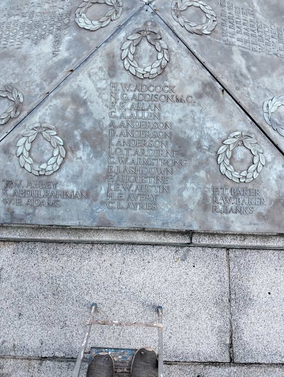 Durban Cenotaph_ 01 :: A - B Surnames