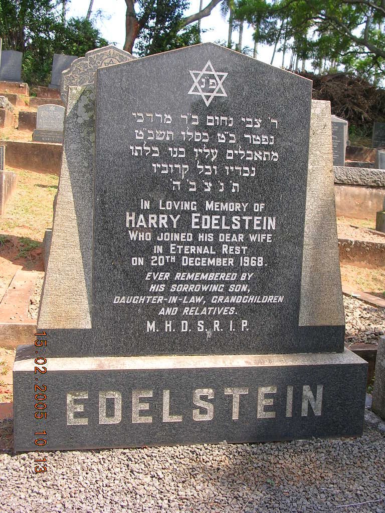 EDELSTEIN Harry -1968