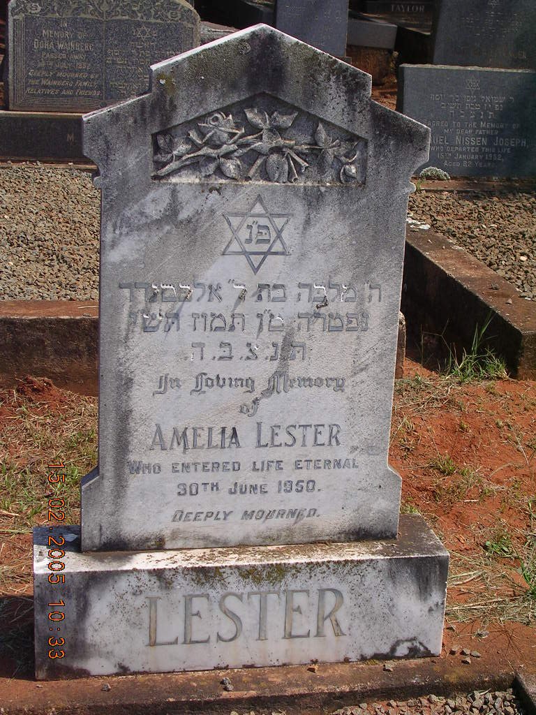 LESTER Amelia -1950