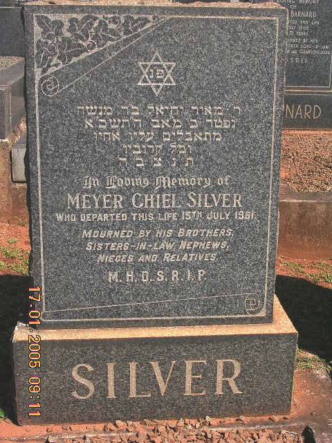 SILVER Meyer Chiel -1961