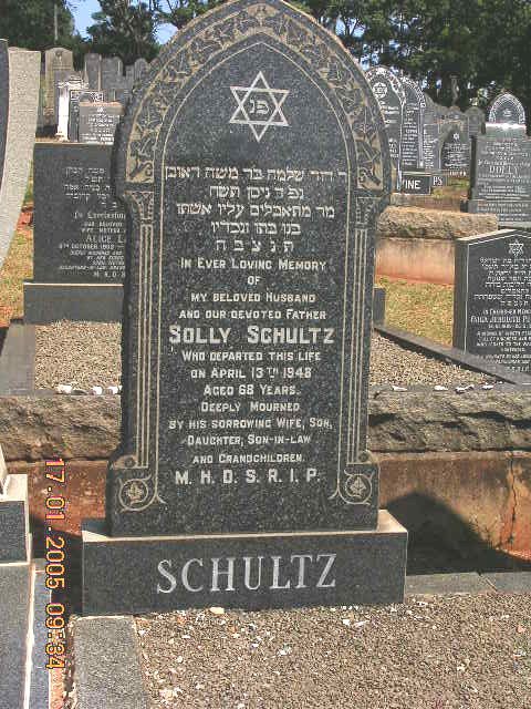 SCHULTZ Solly -1948