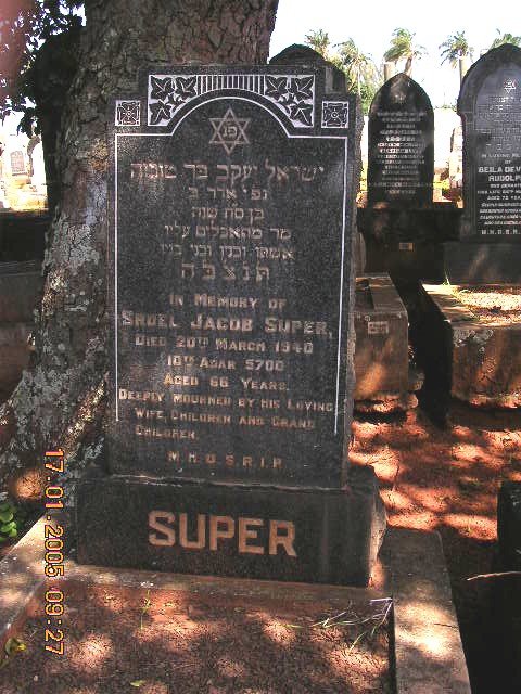 SUPER Sroel Jacob -1940