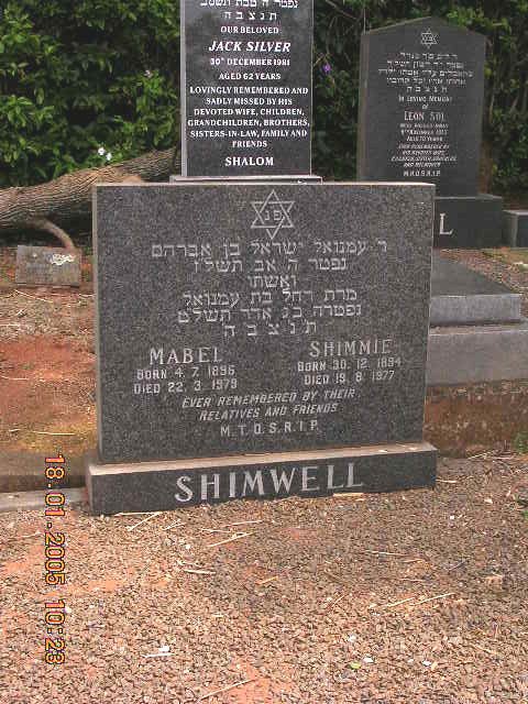 SHIMWELL Shimmie 1894-1977 &amp; Mabel 1896-1979