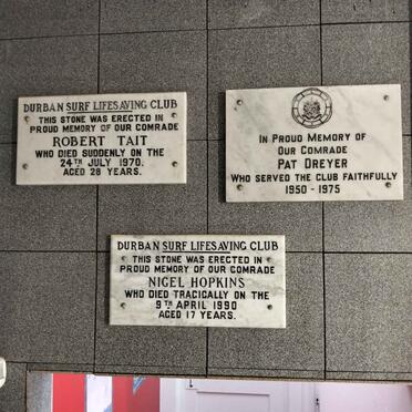 TAIT Robert -1970 :: DREYER Pat :: HOPKINS Nigel -1990