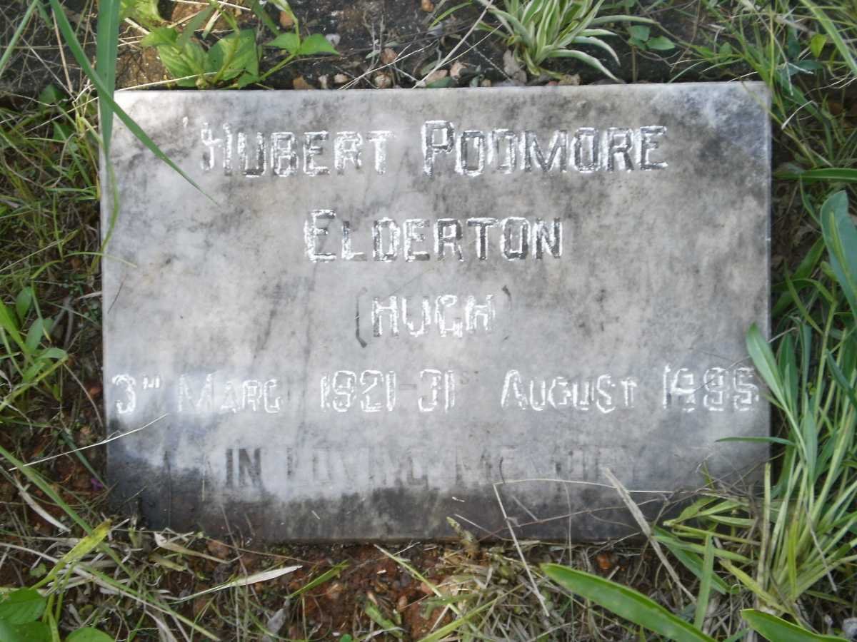 ELDERTON Hubert Podmore 1921-1995