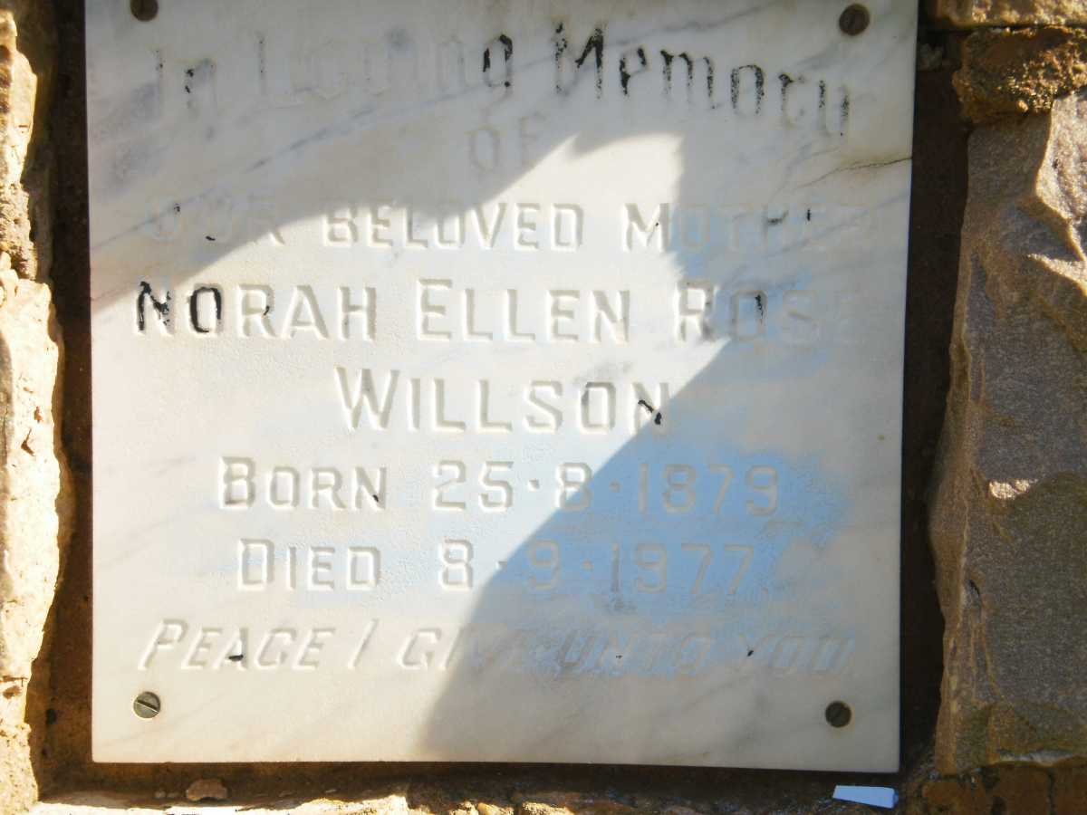 WILLSON Norah Ellen Rose 1879-1977