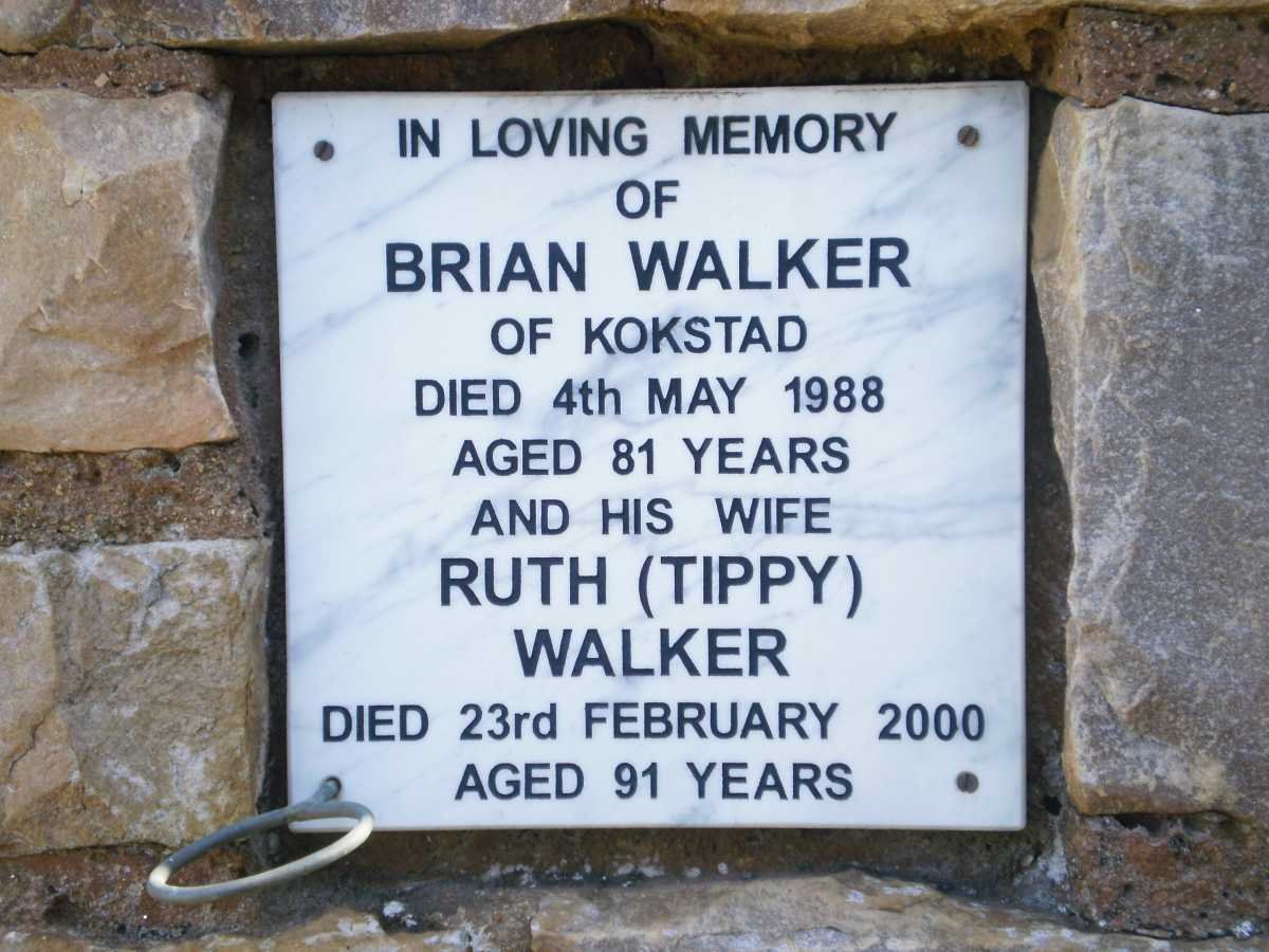 WALKER Brian -1988 &amp; Ruth -2000