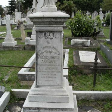 ASHDOWN Violet Cooper 1887-1906 :: ASHDOWN Elizabeth Jane 1858-