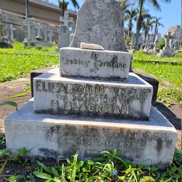 BLACKMAN Elizabeth Margaret -1921