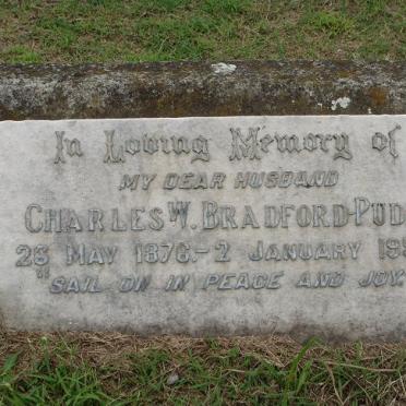BRADFORD Charles W., Puddy 1876-1950