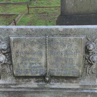 BROWNE Harry Hubert 1872-1962 & Jeanie Craig 1878-1960