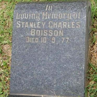 BOISSON Stanley Charles -1977
