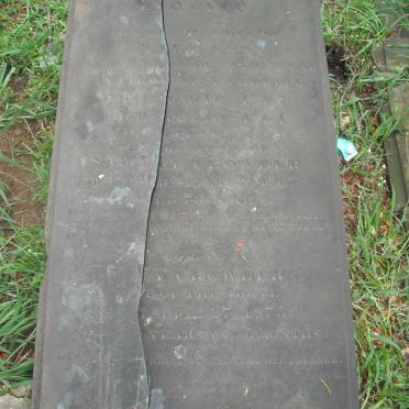 CROWDER Samuel -1867 :: CROWDER Mary -1875 :: CROWDER Mary Ann -1862