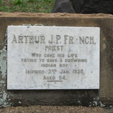 FRENCH Arthur J.P. -1920