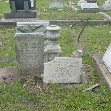FRASER Colin Donald, Keith -1937 &amp; Katharine -1964 :: RICHARDSON Lydia Coral Courtney -1975