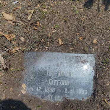 GIFFORD Isa Boyd 1898-1993