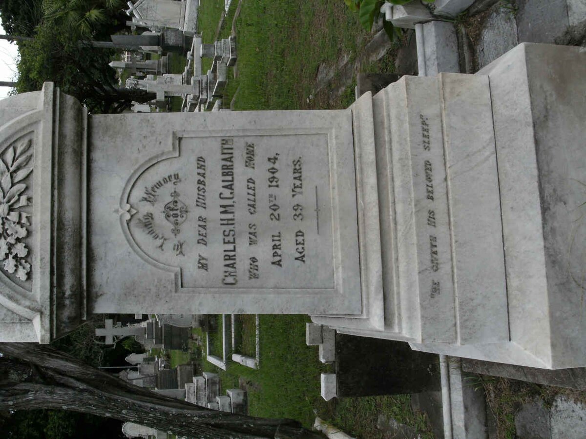 GALBRAITH Charles H.M. -1904