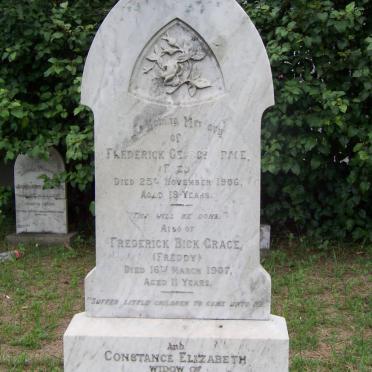 GRACE Constance Elizabeth -1935 :: GRACE Frederick George -1906 :: GRACE Frederick Bick -1907