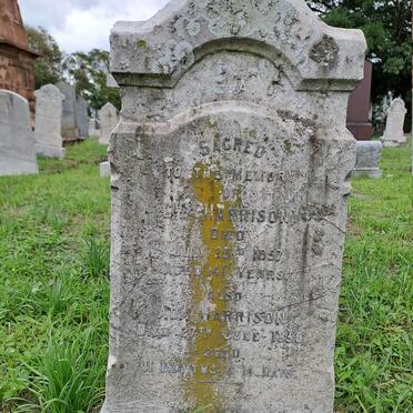 HARRISON Charles -1857 & Ada -1856