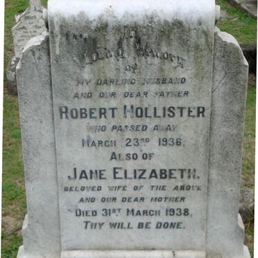 HOLLISTER Robert -1936 &amp; Jane Elizabeth -1938
