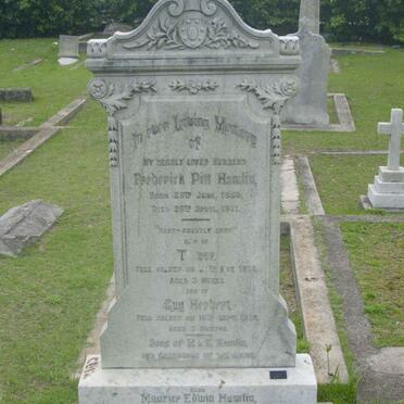 HAMLIN Frederick Pitt 1850-1911 :: HAMLIN Maurice Edwin 1881-1951 :: HAMLIN Trevor -1915 :: HAMLIN Guy Herbert 1918