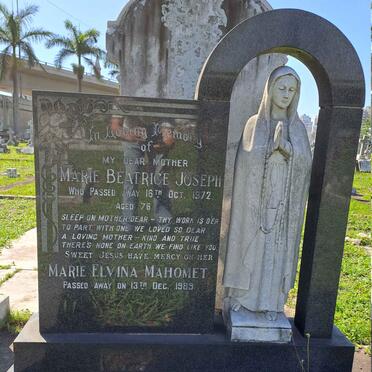 JOSEPH Marie Beatrice -1972 :: MAHOMET Marie Elvina -1989