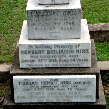 KIRK William -1900 :: KIRK Herbert Benjamin -1918