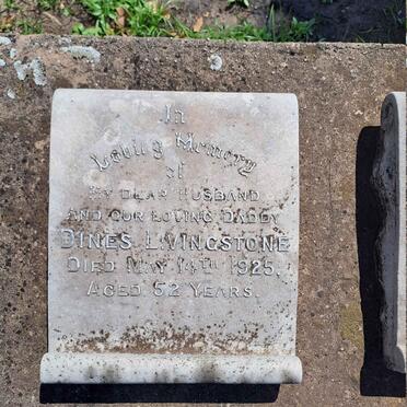 LIVINGSTONE Dines -1925