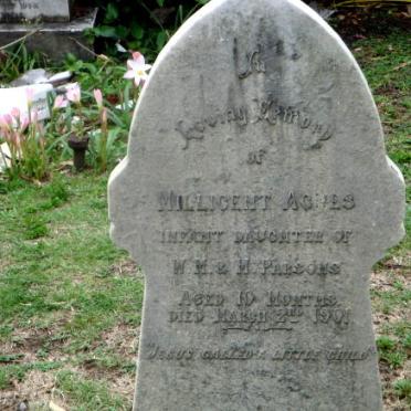 PARSONS Millicent Agnes -1901