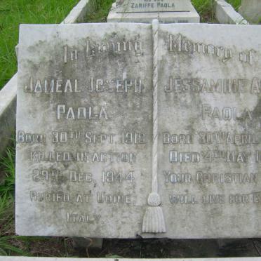 PAOLA Jessamine Anne 1913-1975 :: PAOLA Jameal Joseph 1919-1944