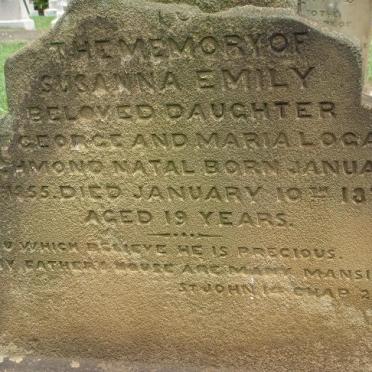 RICHMOND Susanna Emily 1855-1874