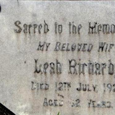 RICHARDS Leah -1923