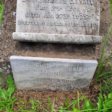 STEPHENSON Andrew 1841-1925 :: STEPHENSON Minnie -1981