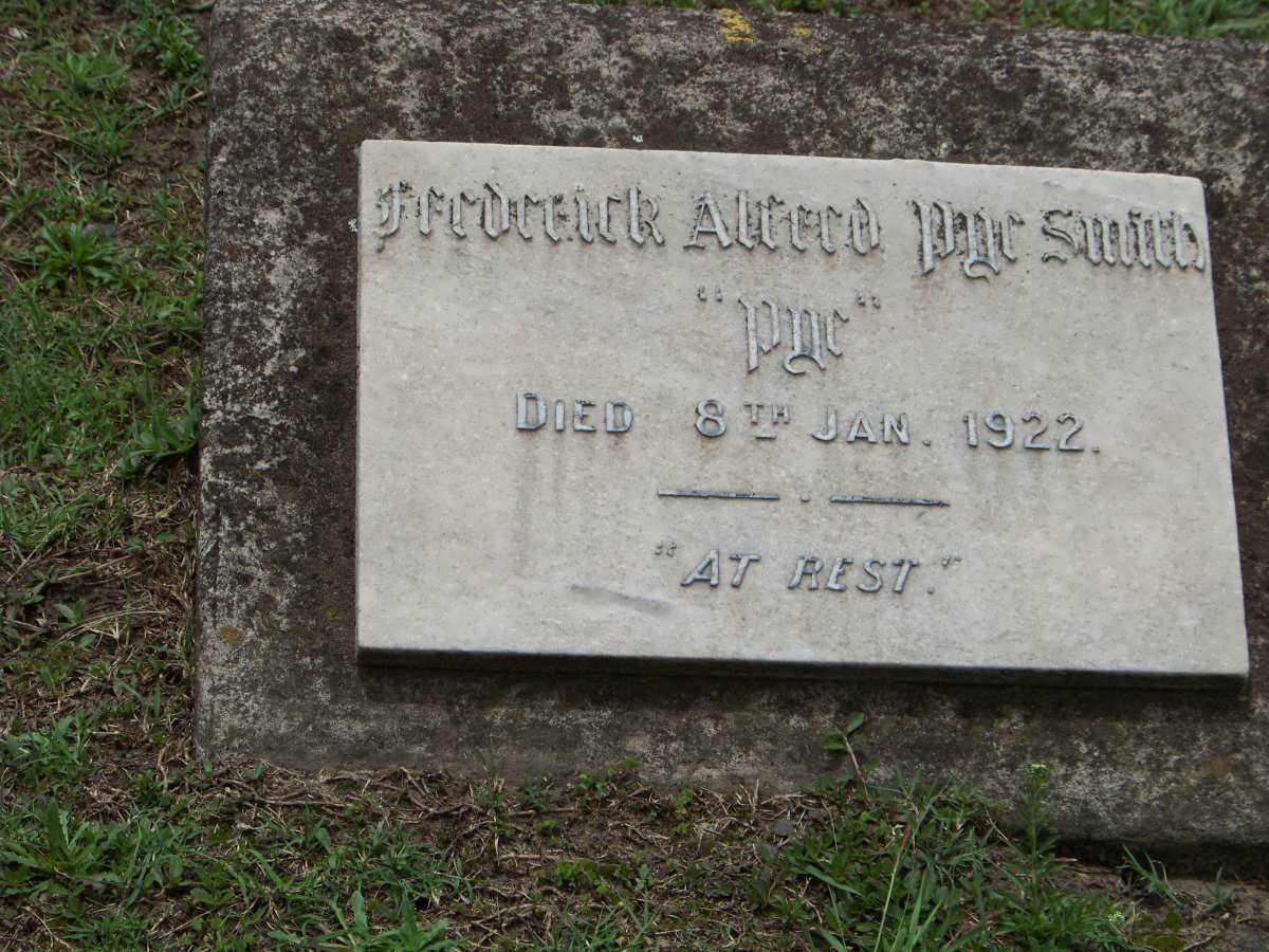 SMITH Frederick Alfred Pye -1922