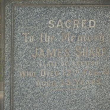 SHARP James -1916