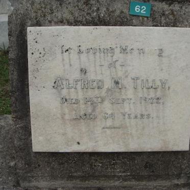 TILLY Alfred M -1922