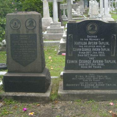 TAPLIN, AVERN family graves