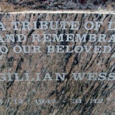 WESSON Gillian 1947-1988