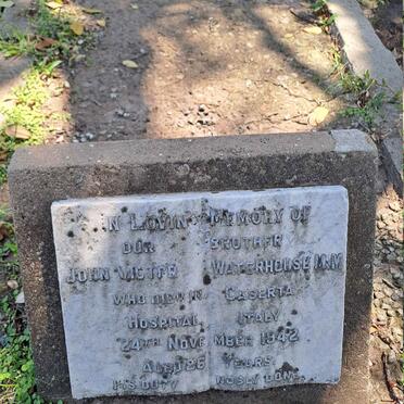 WATERHOUSE John Victor -1942