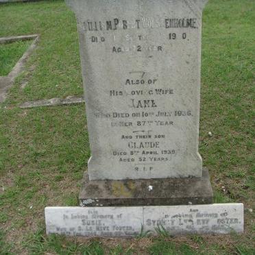 WOLSTENHOLME William Robert -1920 &amp; Jane -1936 :: WOLSTENHOLME Claude -1939 :: FOSTER Sydney, Le Neve-1942 &amp; Susie -1940