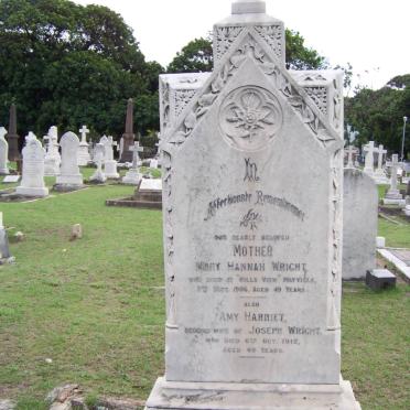 WRIGHT Mary Hannah -1906 :: WRIGHT Amy Harriet -1912