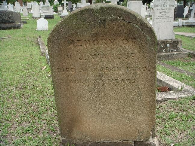 WARCUP H.J. -1880